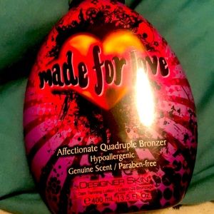 Designer skin made for love quad bronzer lotion